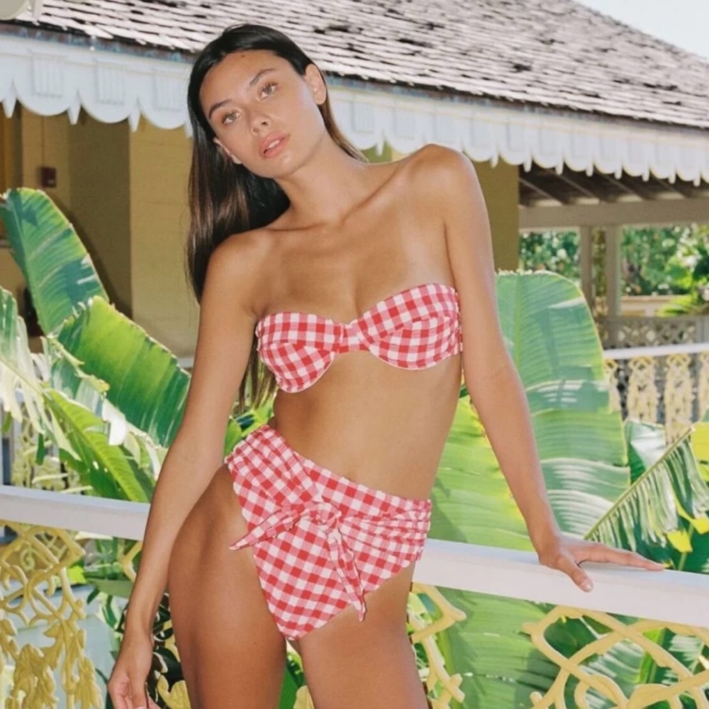 Montce Strapless High Rise Bikini L